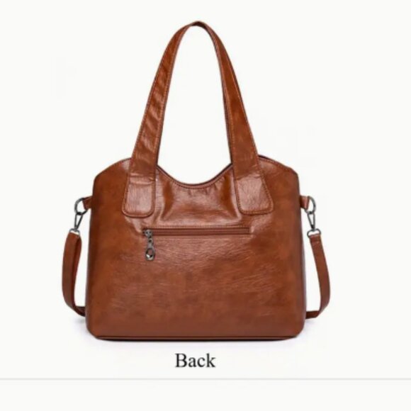 Khaki Large Capacity Crossbody Shoulder Bag NEW - Picture 7 of 10